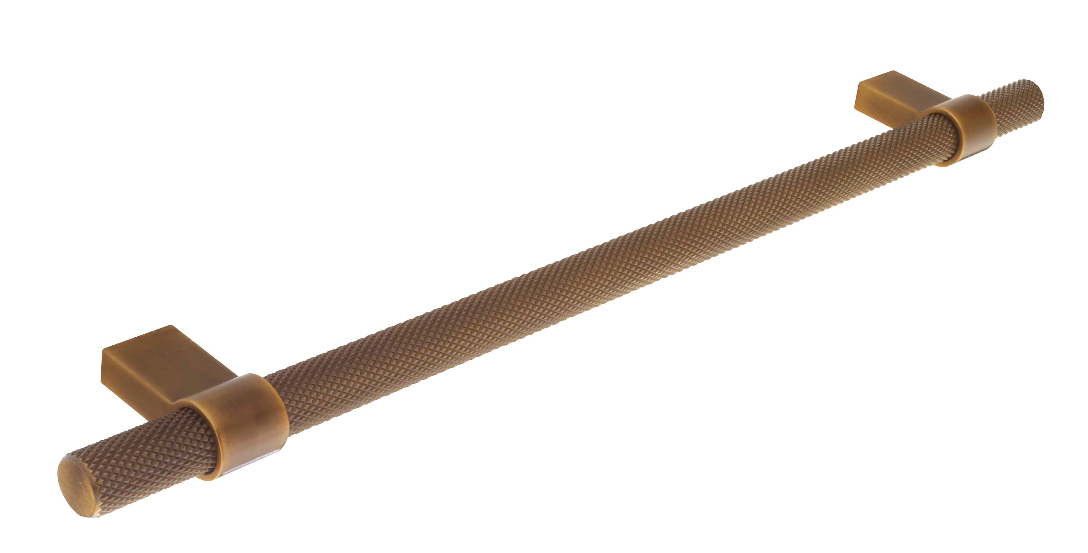 Handle Knurled handle 192mm hole centre, , Antique bronze finish
